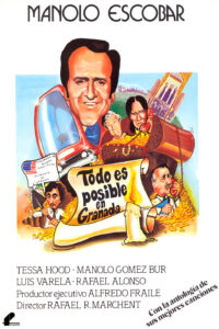 Todo es Posible en Granada (Dir. Rafael Romero, 1982). Una comedia española que sigue las desventuras de un músico que intenta triunfar en Granada.
