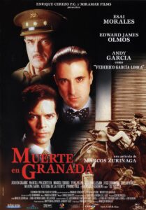 Muerte en Granada (Dir. Marcos Zurinaga, 1997). Una película basada en hechos reales que recrea el asesinato del poeta Federico García Lorca durante la Guerra Civil Española.