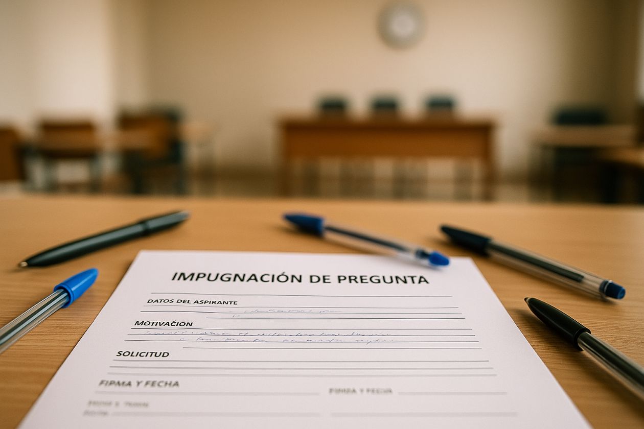 impugnación de pregunta de una oposición